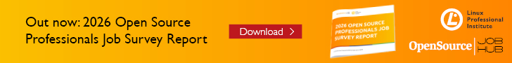 Out now: 2026 Open Source Professionals Job Survey Report | Linux Professional Institute and Open Source JobHub | Download > 